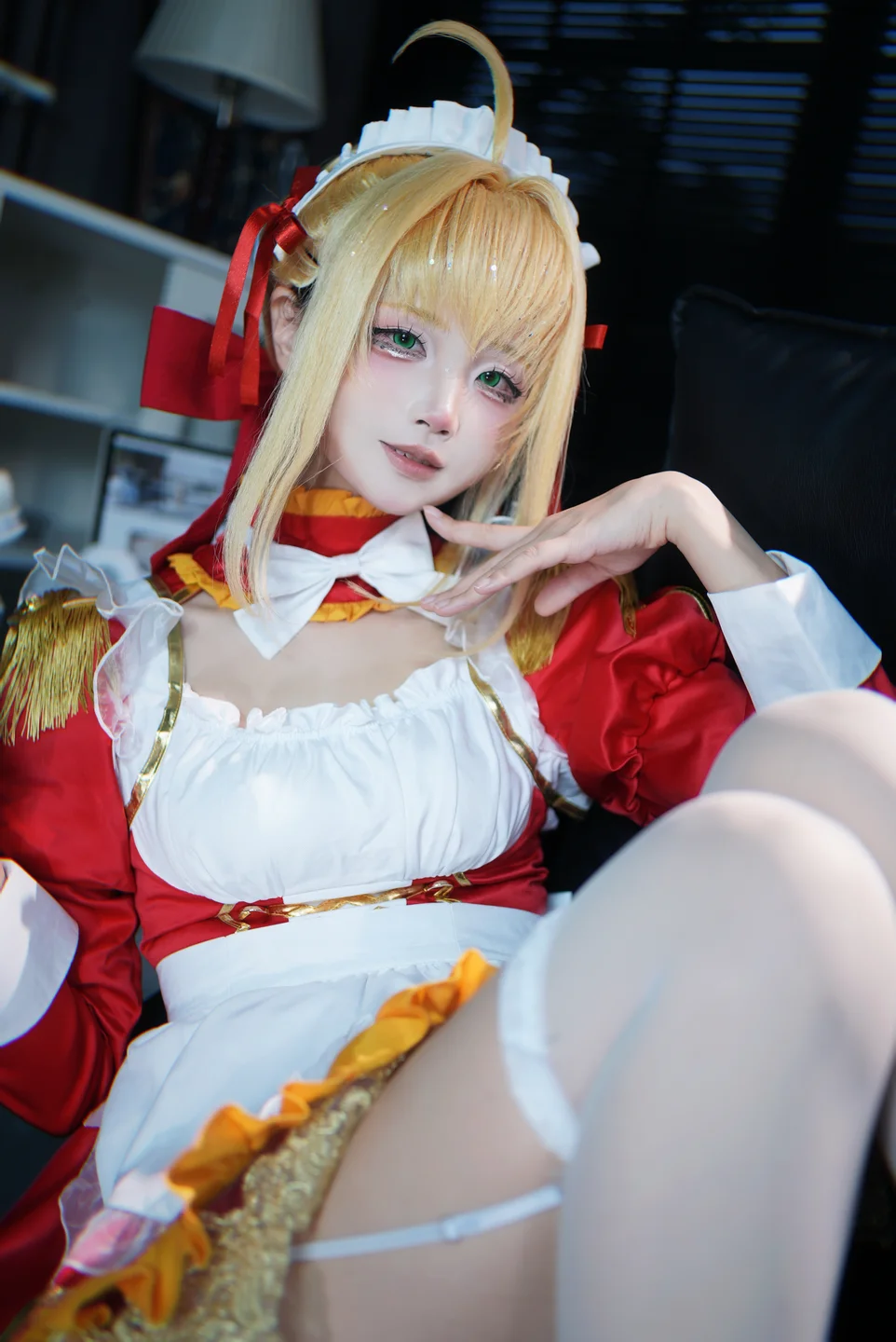 五更百鬼 - FGO：尼禄 女仆 [15P-166MB] tg@simisebaisi 【丝足阁】010.webp